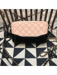 Chanel Gabrielle Clutch on Chain/Mini Bag A94505 Pink/Black 2019