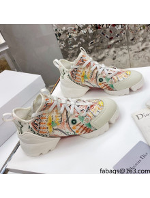 Dior D-Connect Sneaker in Zodiac Printed Technical Fabric DS13 2021