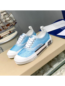 Dior B23 Low-top Sneakers in Light Blue Oblique Canvas 2021 H06003