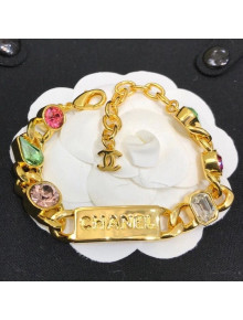 Chanel Colored Crystal Bracelet 2021