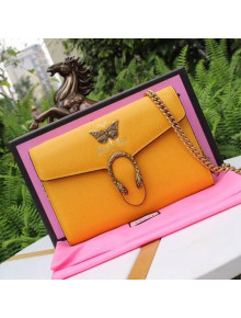 Gucci Garden Butterfly Dionysus Mini Chain Bag 516920 Yellow 2018