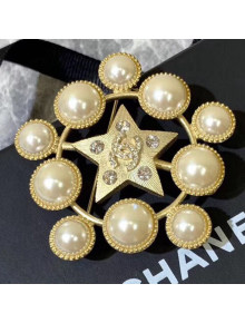 Chanel Pearl Star Brooch AB2342 2019