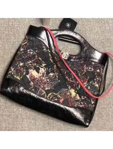 Chanel Calfskin Printed Chanel 31 Medium Shopping Bag A57977 2018