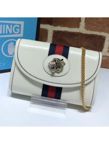 Gucci Leather Rajah Mini Shoulder Bag 573797 White 2019