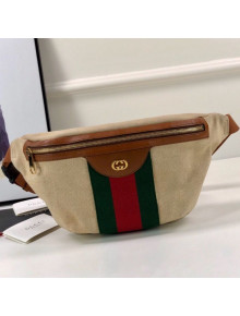 Gucci Beige Vintage Canvas Belt Bag 575082 2019