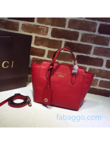 Gucci Leather Tote Bag 368827 Red 2020
