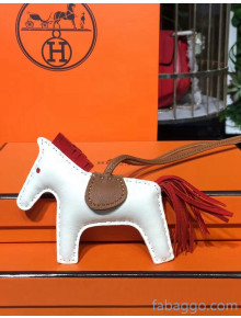 Hermes Horse Bag Charm 01 White 2021