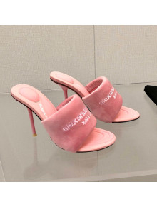 Alexander Wang High Heel Slide Sandals 10.5cm Pink 2022 