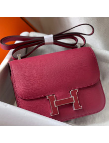Hermes Constance Bag with Enamel Buckle 18cm in Epsom Leather Red 2021 01