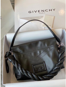 Givenchy ID 93 Large Shoulder Bag in Smooth Leather Black 2020