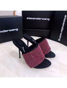 Alexander Wang Crystal Slide Sandals 10.5cm Pink 2022 031902
