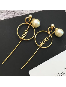 Dior Hoop Blend Long Earrings 2019