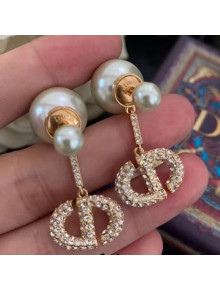 Dior Tribales Pearl Crystal CD Earrings 02 2021