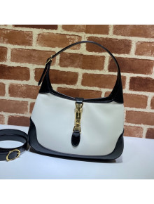 Gucci Jackie 1961 Leather Small Shoulder Bag ‎636706 White/Black 2021