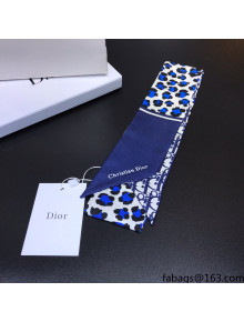 Dior Silk Twilly Bandeau DSTB121306 7x120cm Blue 2021