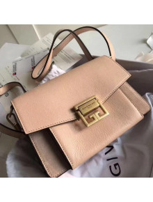 Givenchy Small GV3 Bag in Grained and Suede Leather Nude 2018