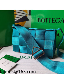 Bottega Veneta Cassette Ribbon Small Crossbody Bag 680513 Blue 2021