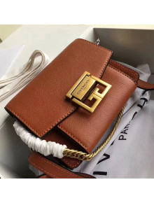 Givenchy Mini GV3 Bag in Grained and Suede Leather Tan 2018