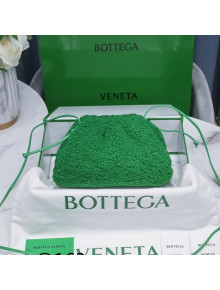 Bottega Veneta Mini Pouch Shearling Crossbody Bag 585852 Grass Green 2021