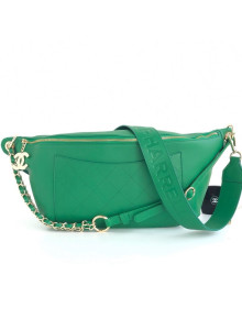 Chanel x Pharrell Oversize Smooth Calfskin Waist Bag/Belt Bag AS0620 Green 2019