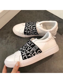 Givenchy 4G Webbing Sneakers in Leather White/Black 2019
