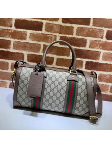 Gucci GG Canvas Duffle Travel Bag 645017 Brown 2021