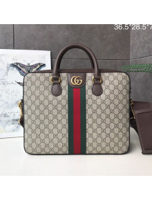 Gucci Ophidia GG Briefcase ‎574793 Beige 2019