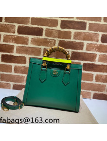 Gucci Diana Leather Small Tote Bag 660195 Emerald Green 2021