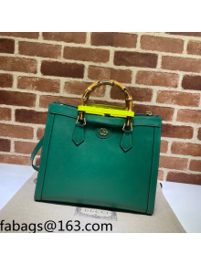 Gucci Diana Medium Tote Bag 655658 Emerald Green 2021