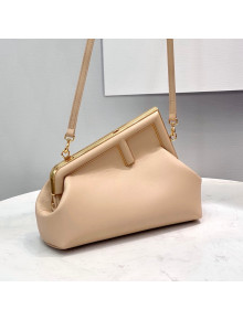 Fendi First Small Leather Bag Nude 2021 80018M