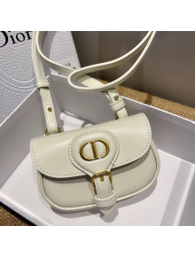 Dior Bobby Micro Bag in White Smooth Calfskin 2022 S5109