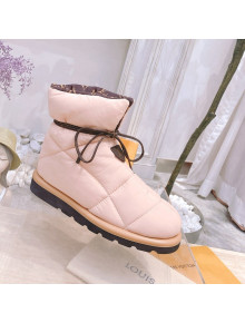 Louis Vuitton Nylon Pillow Comfort Ankle Boot Pink 2021