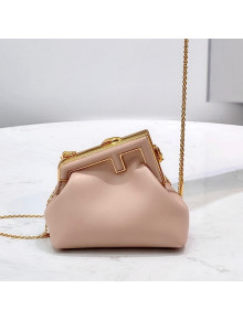 Fendi First Nano Bag Charm in Pink Nappa Leather 2021 80018S