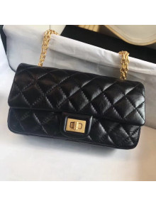 Chanel Quilting  2.55 Reissue Waist Bag A57791 Black F/W 2018