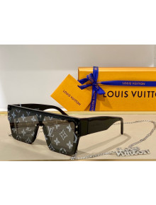 Louis Vuitton Sunglasses Z1583E Black/Monogram 02 2021
