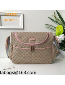 Gucci GG Canvas Mummy Bag 123326 Beige/Pink 2021