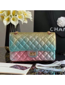 Chanel Metallic Goatskin Medium 2.55 Flap Bag A37586 Multicolor 2020