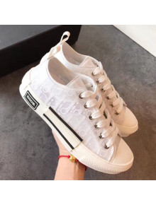Dior x Kaws Oblique Low-Top Sneakers White 2019