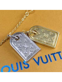 Louis Vuitton Silver and Gold Tag Bracelet 2019