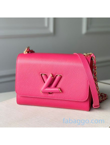 Louis Vuitton Twist MM Chain Bag in Epi Leather M50282 Pink 2020