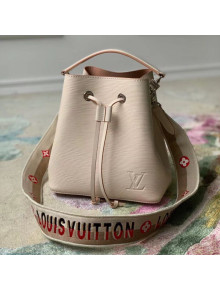 Louis Vuitton NéoNoé BB Bucket Bag in White Epi Leather M57693 2021