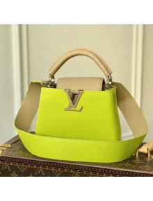 Louis Vuitton Capucines Mini Bag M57521 Fluorescent Yellow 2021