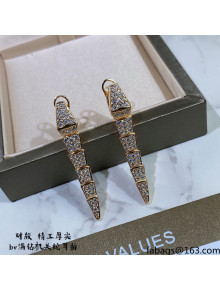 Bvlgari Serpenti Viper Earrings BE27 Gold 2021