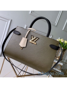 Louis Vuitton Twist Tote Bag in Epi Leather M53726 Green 2020