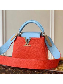 Louis Vuitton Capucines Mini Bag M57520 Coral Red 2021