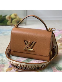 Louis Vuitton Twist MM Bag in Honey Gold Epi Leather M57506 2021