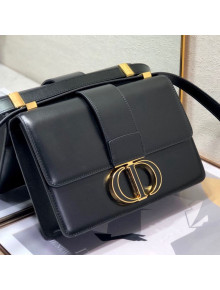Dior 30 Montaigne Bag in Black Box Calfskin 2021