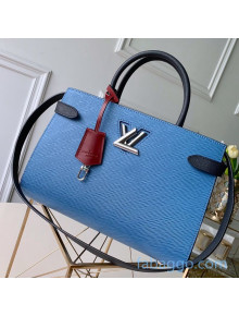 Louis Vuitton Twist Tote Bag in Epi Leather M53726 Blue 2020