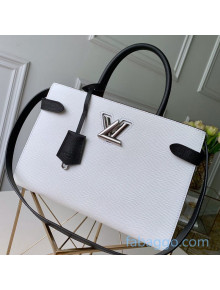 Louis Vuitton Twist Tote Bag in Epi Leather M53396 White 2020