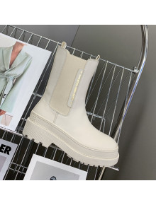 Dior Trial Calfskin Ankle Boots White 2021